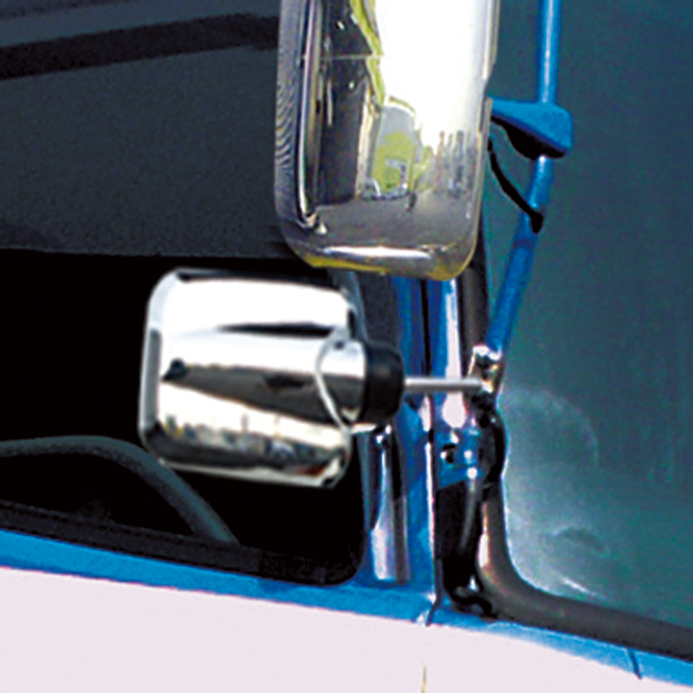 CV-301 plating cruising mirror long stay highway mirror back Schott mirror magnifying glass retro deco truck art yak