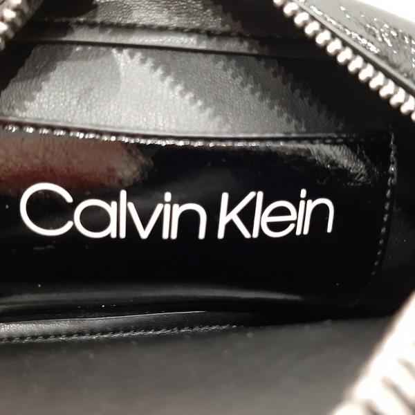 カルバンクライン CalvinKlein ショルダーバッグ - エナメル（合皮） 黒 ミニバッグ バッグ_画像8
