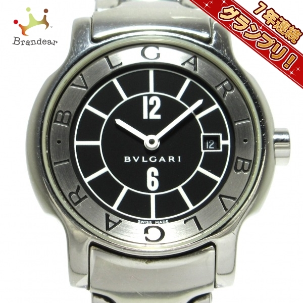 特価】 BVLGARI(ブルガリ) 腕時計 ソロテンポ ST29S レディース 黒