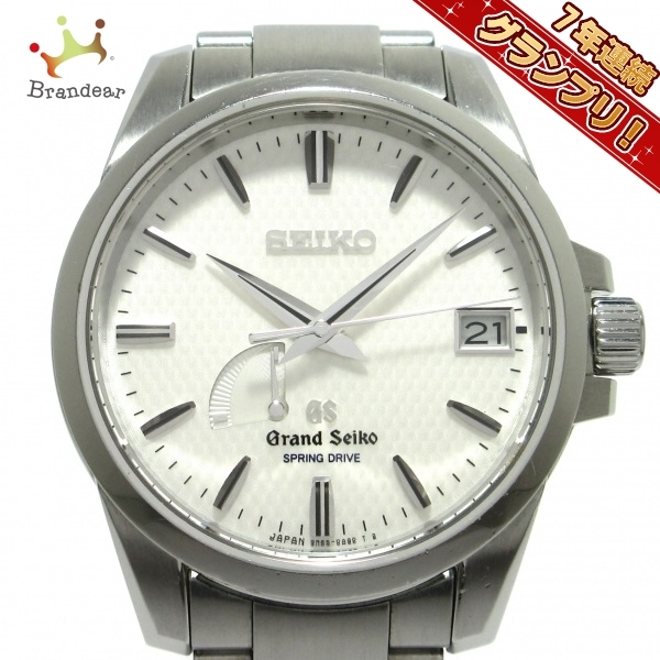 人気の雑貨がズラリ! スプリングドライブ 腕時計 GrandSeiko(グランドセイコー) 9R65-0AG1 シルバー SS/パワーリザーブ メンズ グランドセイコー 人気の雑貨がズラリ! スプリングドライブ 腕時計 GrandSeiko(グランドセイコー) 9R65-0AG1 シルバー SS/パワーリザーブ メンズ グランドセイコー