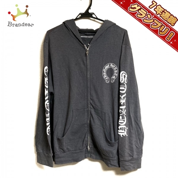流行に クロムハーツ Chrome hearts パーカー サイズM - グレー メンズ 長袖/ジップアップ トップス トップス 流行に クロムハーツ Chrome hearts パーカー サイズM - グレー メンズ 長袖/ジップアップ トップス トップス