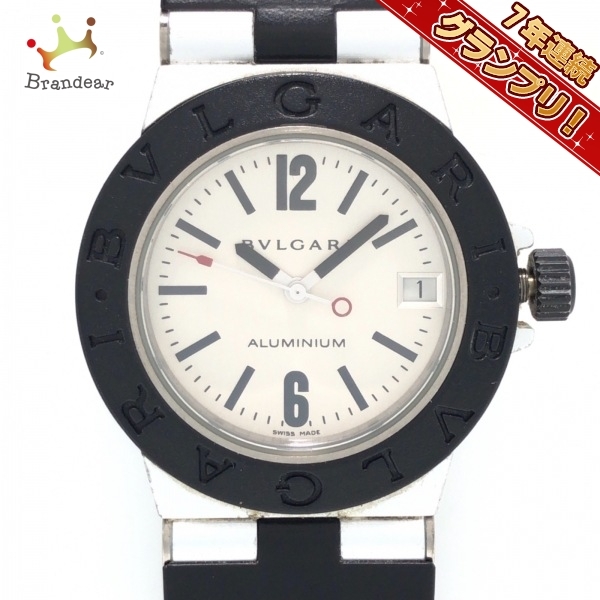 クリスマスファッション BVLGARI(ブルガリ) アイボリー ボーイズ AL32TA アルミニウム 腕時計 その他