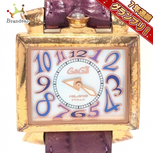 肌触りがいい ナポレオーネ 腕時計 MILANO(ガガミラノ) GAGA 6031.4