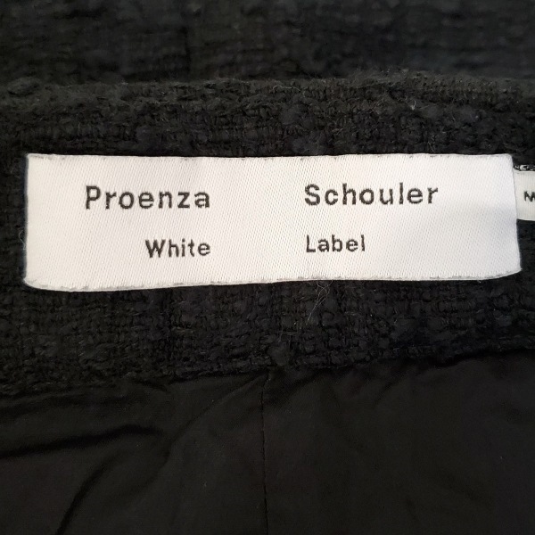 プロエンザスクーラー Proenza Schouler 巻きスカート サイズ8 M - 黒 レディース ひざ丈/ツイード/White Label 美品 ボトムス_画像3