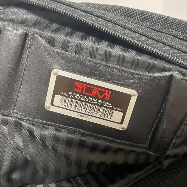 トゥミ TUMI ビジネスバッグ 2624D3 - TUMIナイロン×レザー 黒 バッグ_画像8