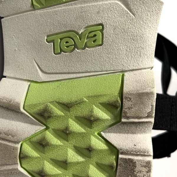 テバ Teva サンダル 25 - 化学繊維×ラバー 黒×白 レディース 靴_画像5