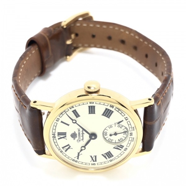 Rosemont(ロゼモン) 腕時計■美品 ノスタルジア N-008 レディース 革ベルト 白_画像2