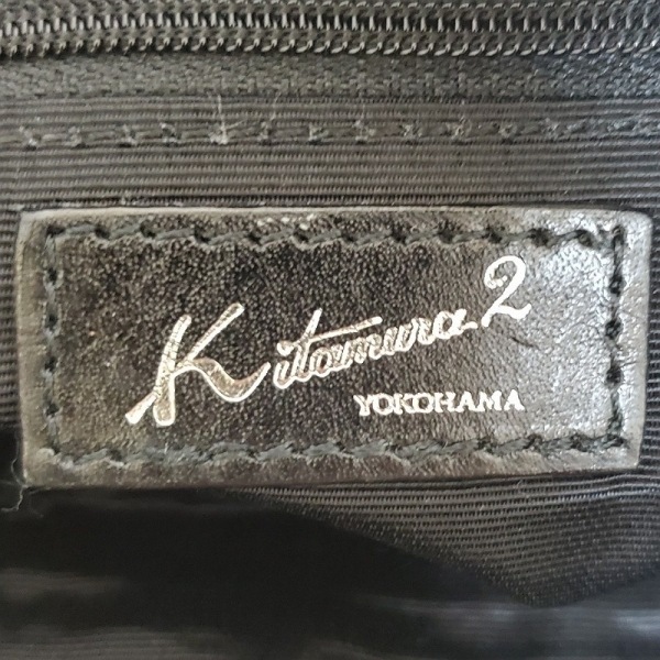 キタムラ Kitamura K2 ショルダーバッグ - ナイロン×レザー 黒×パールピンク バッグ_画像8