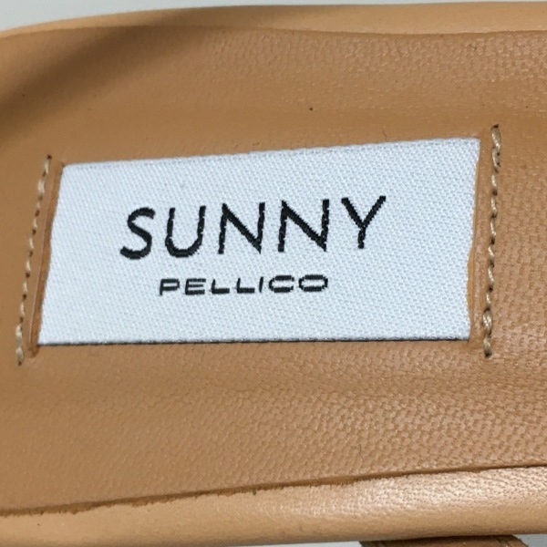 ペリーコ PELLICO サンダル 37 - レザー×ビニール アイボリー×ライトグリーン×ライトパープル レディース オープントゥ/SUNNY 靴_画像5
