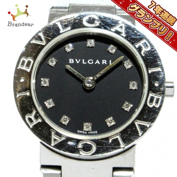 ランキングや新製品 ブルガリブルガリ 腕時計 BVLGARI(ブルガリ) BB23SS 黒 SS/12Pダイヤインデックス レディース ブルガリブルガリ ランキングや新製品 ブルガリブルガリ 腕時計 BVLGARI(ブルガリ) BB23SS 黒 SS/12Pダイヤインデックス レディース ブルガリブルガリ