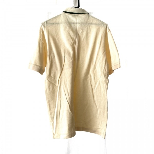 ダンヒル dunhill/ALFREDDUNHILL 半袖ポロシャツ サイズM - ライトイエロー×グリーン メンズ SPORT トップス_画像2