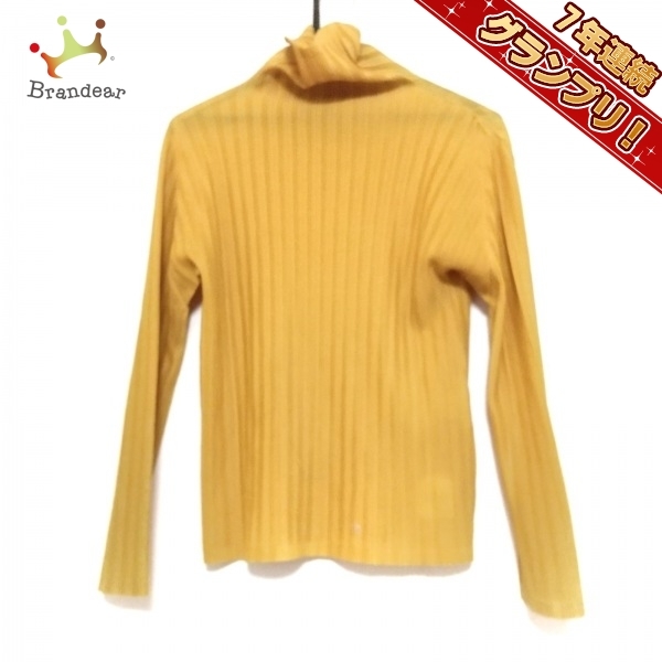 【サイズ交換OK】 ダークイエロー - L サイズ3 長袖カットソー PLEASE PLEATS プリーツプリーズ レディース トップス タートルネック/プリーツ カットソー 【サイズ交換OK】 ダークイエロー - L サイズ3 長袖カットソー PLEASE PLEATS プリーツプリーズ レディース トップス タートルネック/プリーツ カットソー