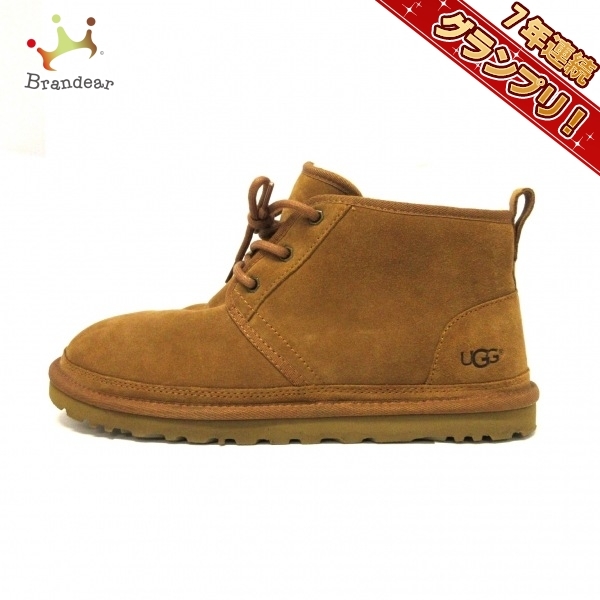 最先端 新品 UGG ショ－トブーツ レッド 29cm US11 男性用