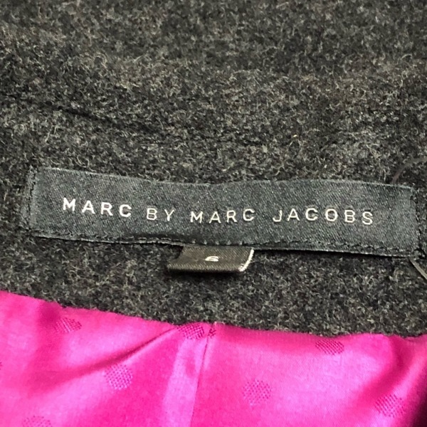 マークバイマークジェイコブス MARC BY MARC JACOBS サイズ6 M - ダークグレー レディース 長袖/冬 コート_画像3