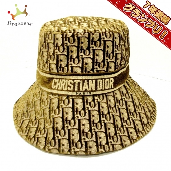 再再販！ オブリーク 05CDO924I134 58 ハット DIOR/ChristianDior