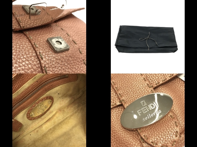 フェンディ FENDI ハンドバッグ 8BR407 セレリア ローマンレザー