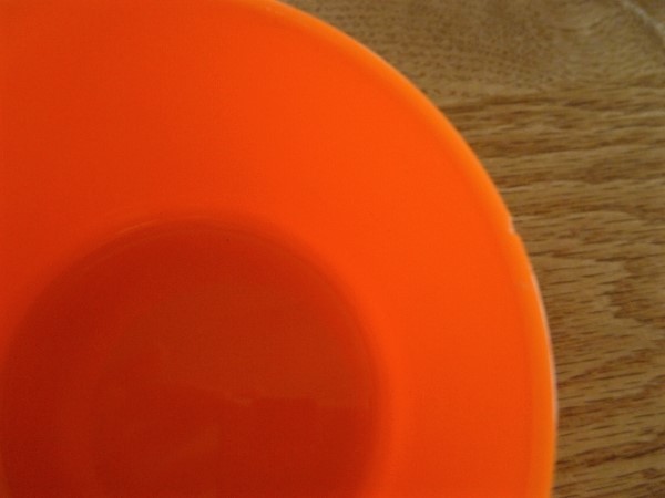 送料無料 昭和レトロ NEW MAXWELL オレンジ 蓋物 2個 カゴ入り プラスチック製 未使用品_口径部分に小さなカケあり
