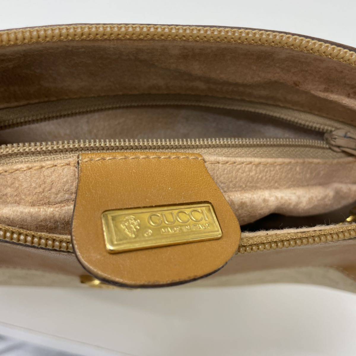 1円 ヴィンテージ GUCCI オールドグッチ マイクロGG ショルダーバッグ
