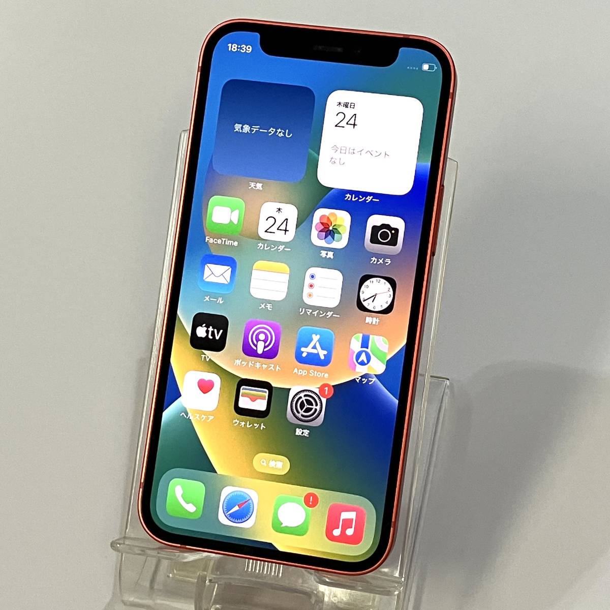 今季一番 64GB mini iPhone12 訳あり】SIMフリー 【中古 レッド au版