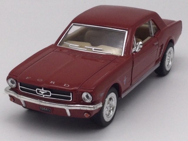 1台売り 赤 1/36　1964 初代 フォード マスタング ミニカー アメ車 Aカー レトロ アンティーク 外車_画像1