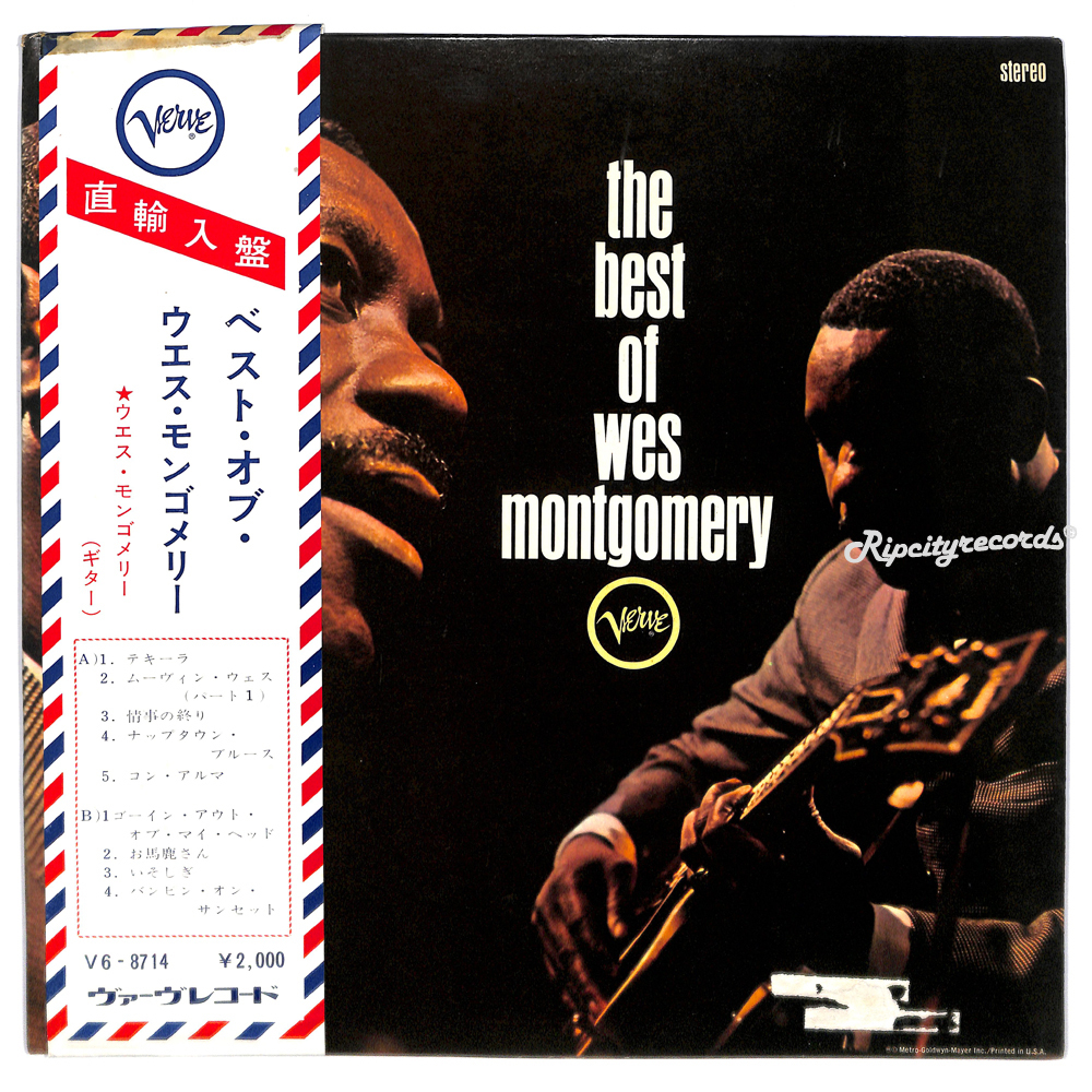 【レコード/***】WES MONTGOMERY /THE BEST OF WES MONTGOMERY (V6-8714)_画像1