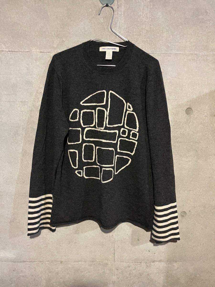 comme des garcons shirt グラフィックニット