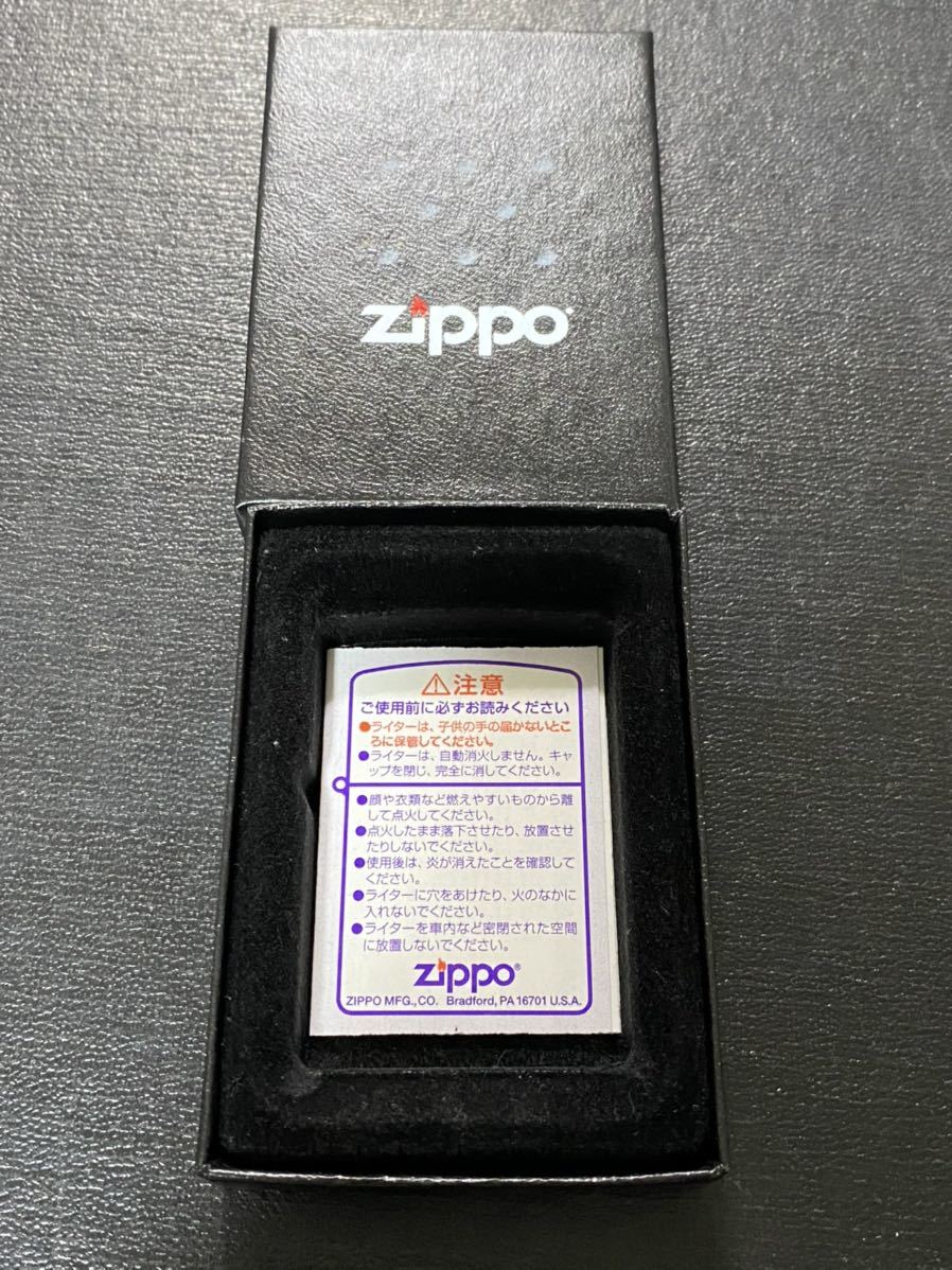 zippo エヴァンゲリオン 綾波レイ 特殊加工 両面刻印 希少モデル 2005年製 REI EVANGELION ケース 保証書付き_画像8