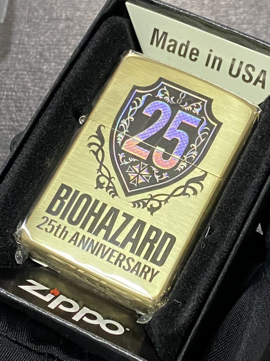 zippo BIOHAZARD 25th ANNIVERSARY GOLD ゴールド 希少モデル 2020年製