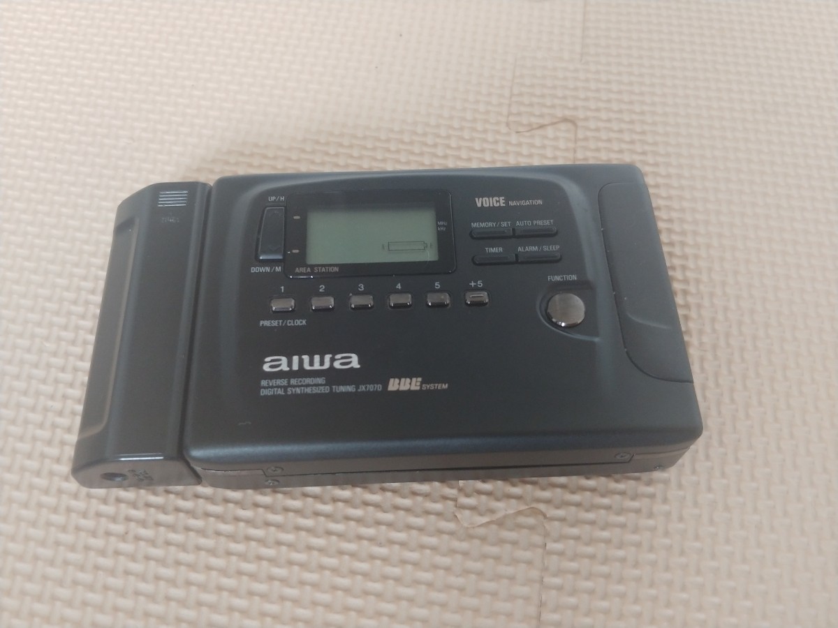 【お年玉セール特価】 AIWA 動作未確認ジャンク HS-JX707D カセットプレーヤー 再生専用
