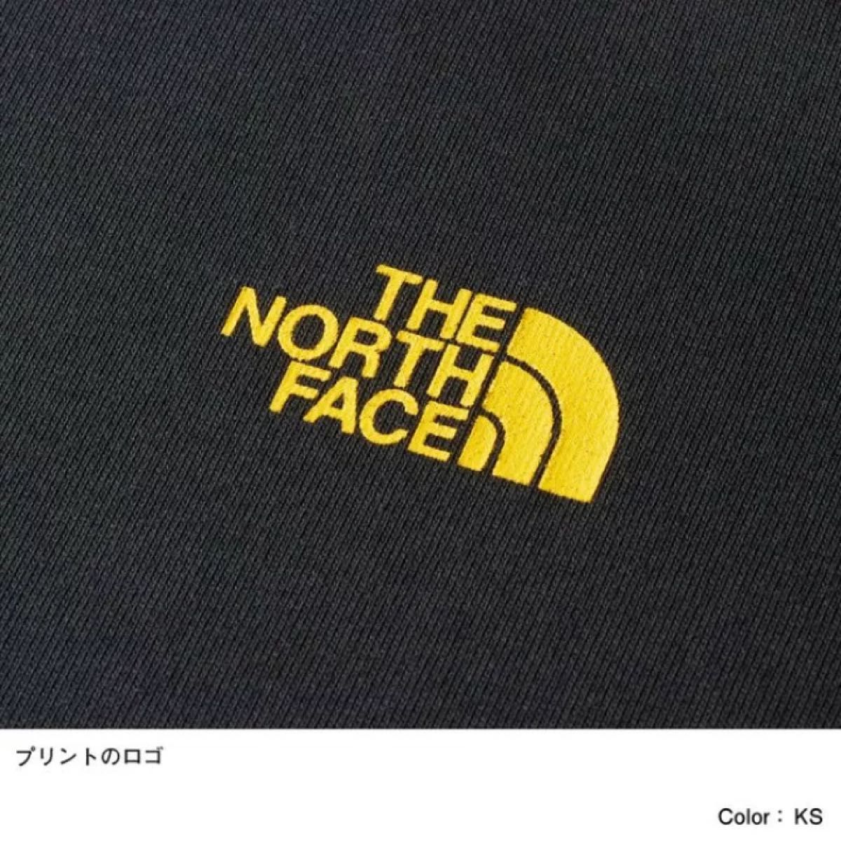 THE NORTH FACE Tシャツ M ブラック×ゴールド NT32350