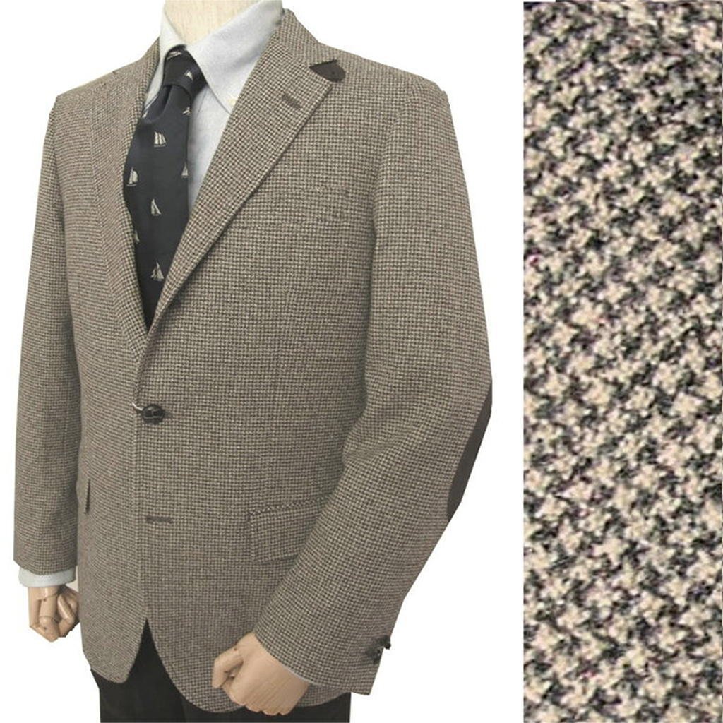  new goods!OXFORD CLASSIC PremiumLine tweed jacket men's autumn winter spring thousand bird .. light brown 5252 A6