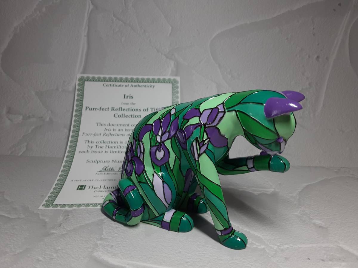古典 ティファニー ハミルトンコレクション Iris 猫 キャット