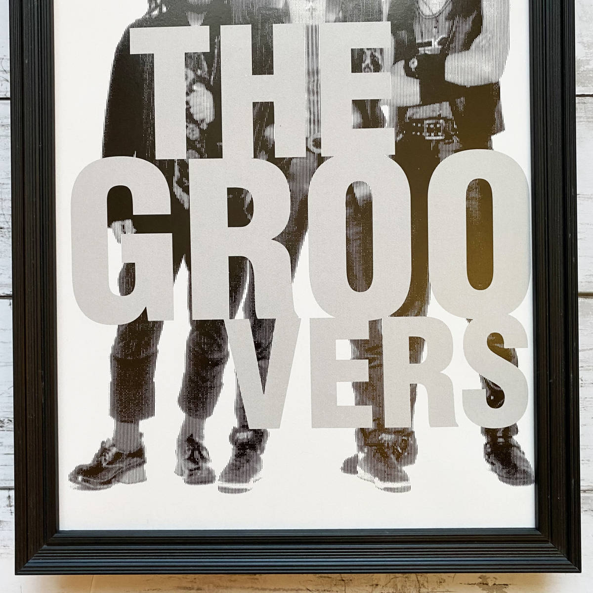 額装品■The Groovers ザ・グルーヴァーズ /1993年/ポスター風広告/A4サイズ額入り/アートフレーム　YR02-2_画像3