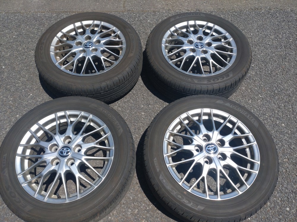 80 VOVY NOAH HV 純正 BBS タイヤ ホイール 16インチ トヨタ 6J +50 5h