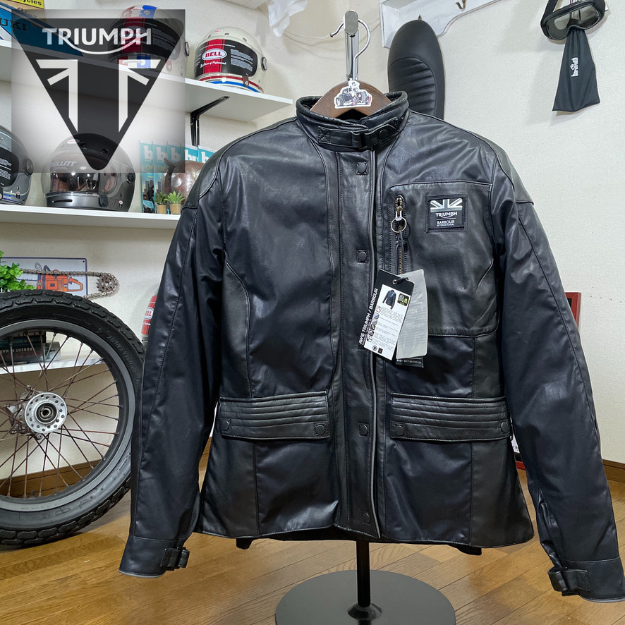 Yahoo!オークション - 未使用☆コラボモデル☆TRIUMPH & BARBOUR Yahoo!オークション - 未使用☆コラボモデル☆TRIUMPH & BARBOUR