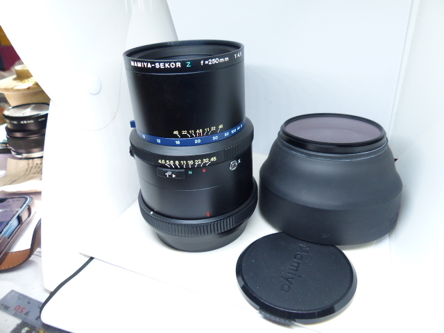 あなたにおすすめの商品 マミヤRZ67 250㎜ 美品 フード付 F4.5 大判