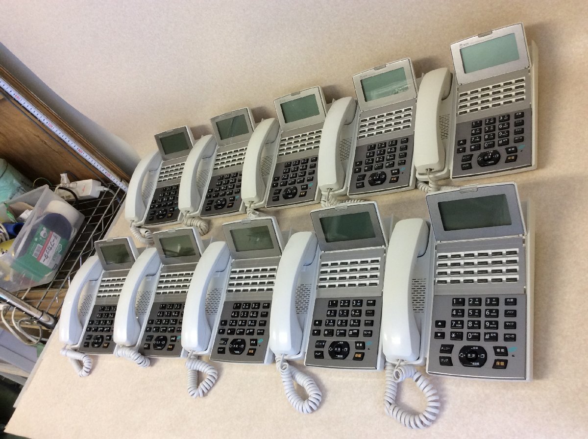 NTT NX2-(24)STEL-(1)(W) 10台 電話機/ビジネスフォン【保証付/即日出荷/当日引取可/大阪発】No.3_画像2