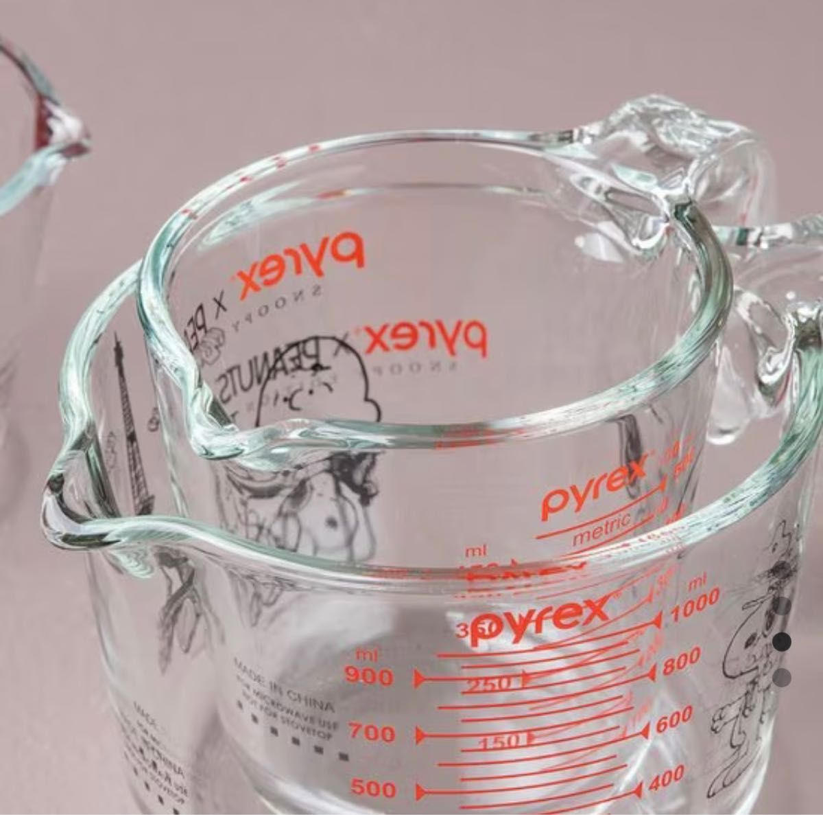 Pyrex スヌーピー 計量カップ 3セット パイレックス|Yahoo Pyrex スヌーピー 計量カップ 3セット パイレックス|Yahoo