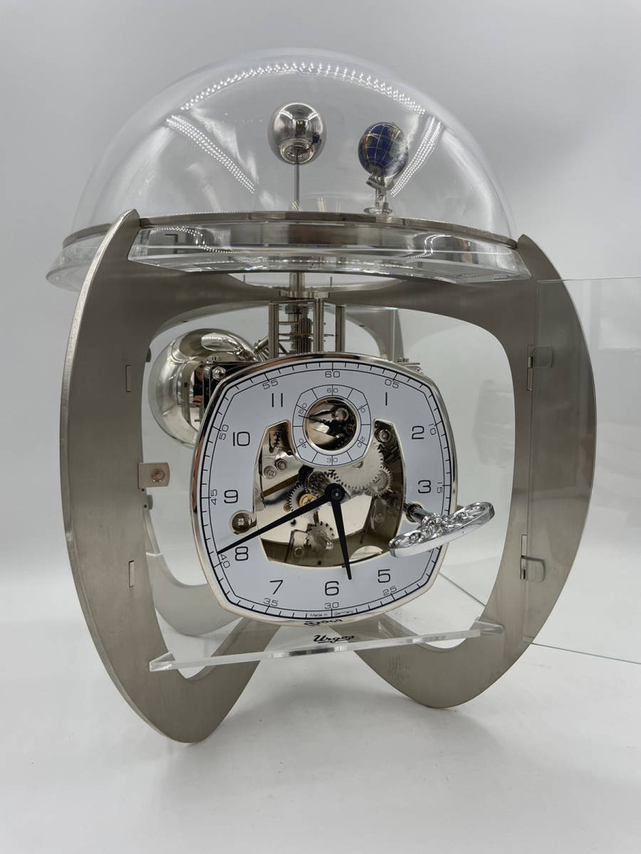 URGOS ウルゴス HERMULE ヘルムレ テルリウム TELLURIUM 置時計 ドイツ 最高峰 手巻き 天体時計 本物保証