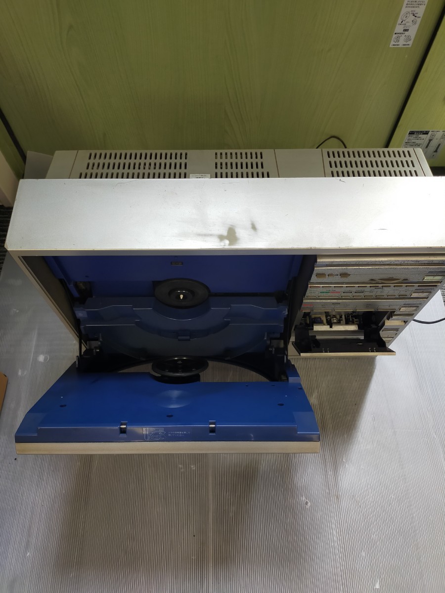 SHARP sharp record player cassette VZ-V30 electrification verification operation not yet verification present condition junk 