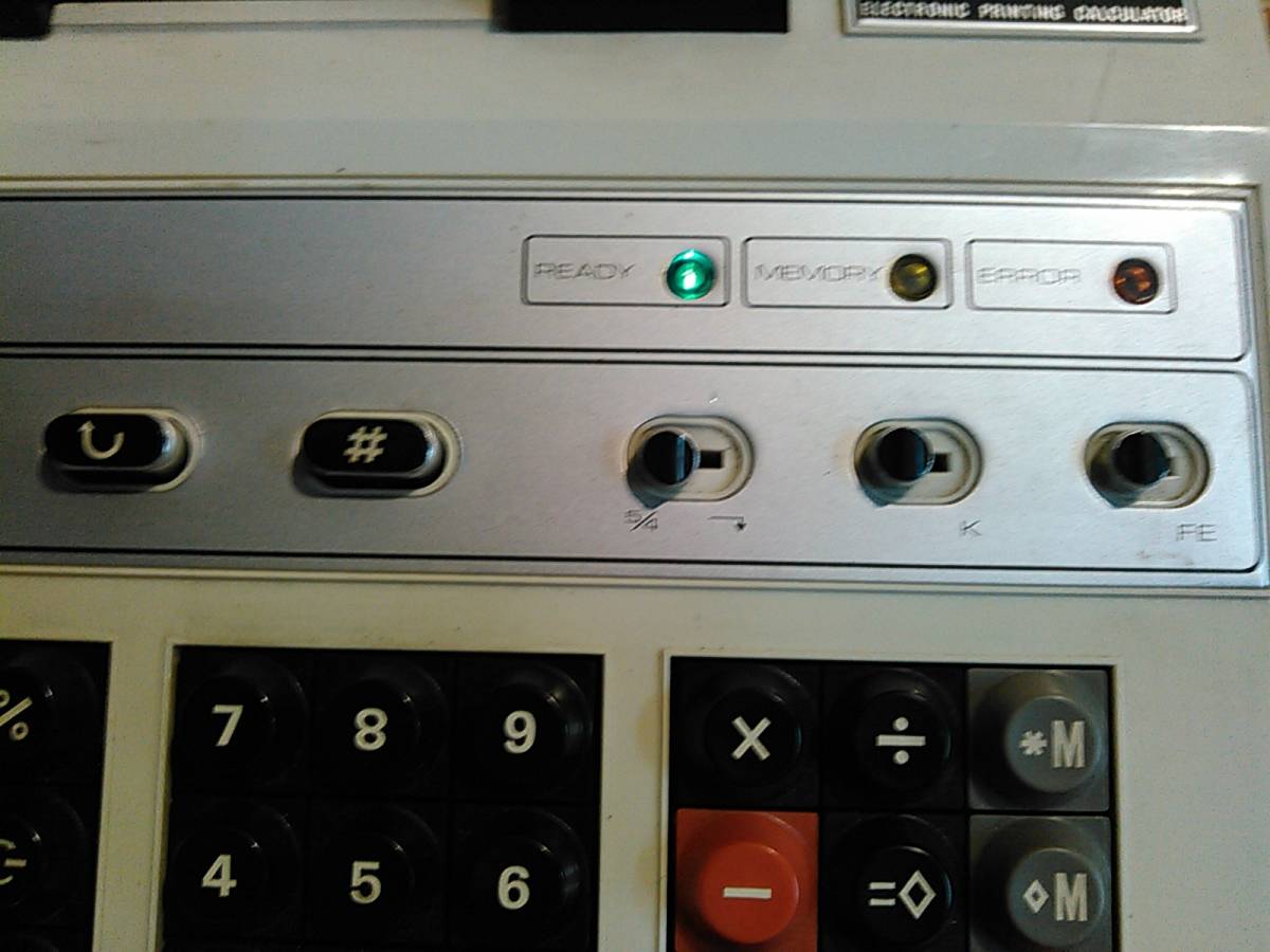  desk count machine Precisa GS-12PD calculator re seat type Showa Retro junk 
