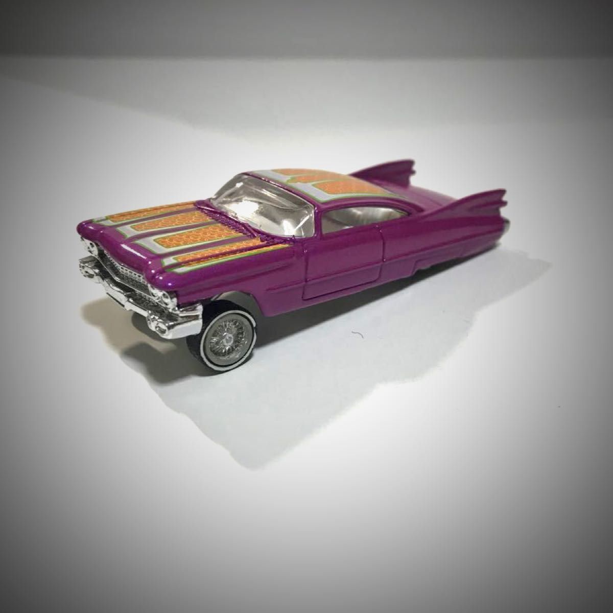 1/64 ローライダー キャデラック1959エルドラド ホットウィール 自作ハイドロ lowrider 1:64 ミニカー改造