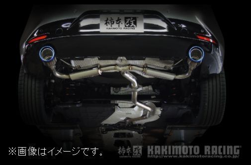 自動車関連業者直送限定 柿本 マフラー Class KR チタンフェイステール MAZDA3 ファストバック CX-30 BP8P DM8P マツダ カキモト (Z71340C)_画像4