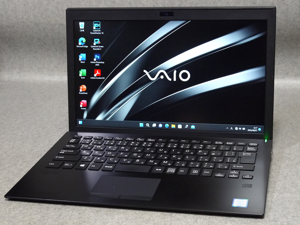 SONY VAIO Pro PG 13.3 Corei5 Windowa11/8GB/SSD256○OFFICE○動作