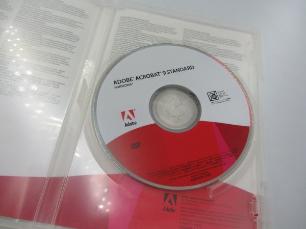 Adobe Acrobat 9 Standard Windows version win regular goods license key attaching new install possible UPG N-071
