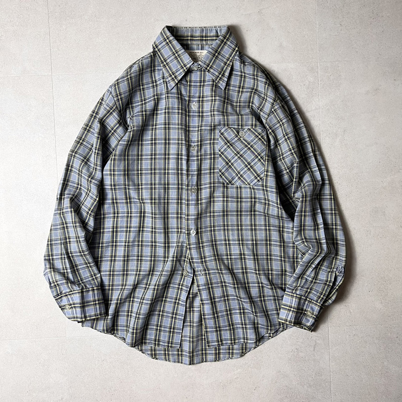 宅配便配送 70s Sears PREST PERMA 青 ブルー シアーズ ビンテージ 70