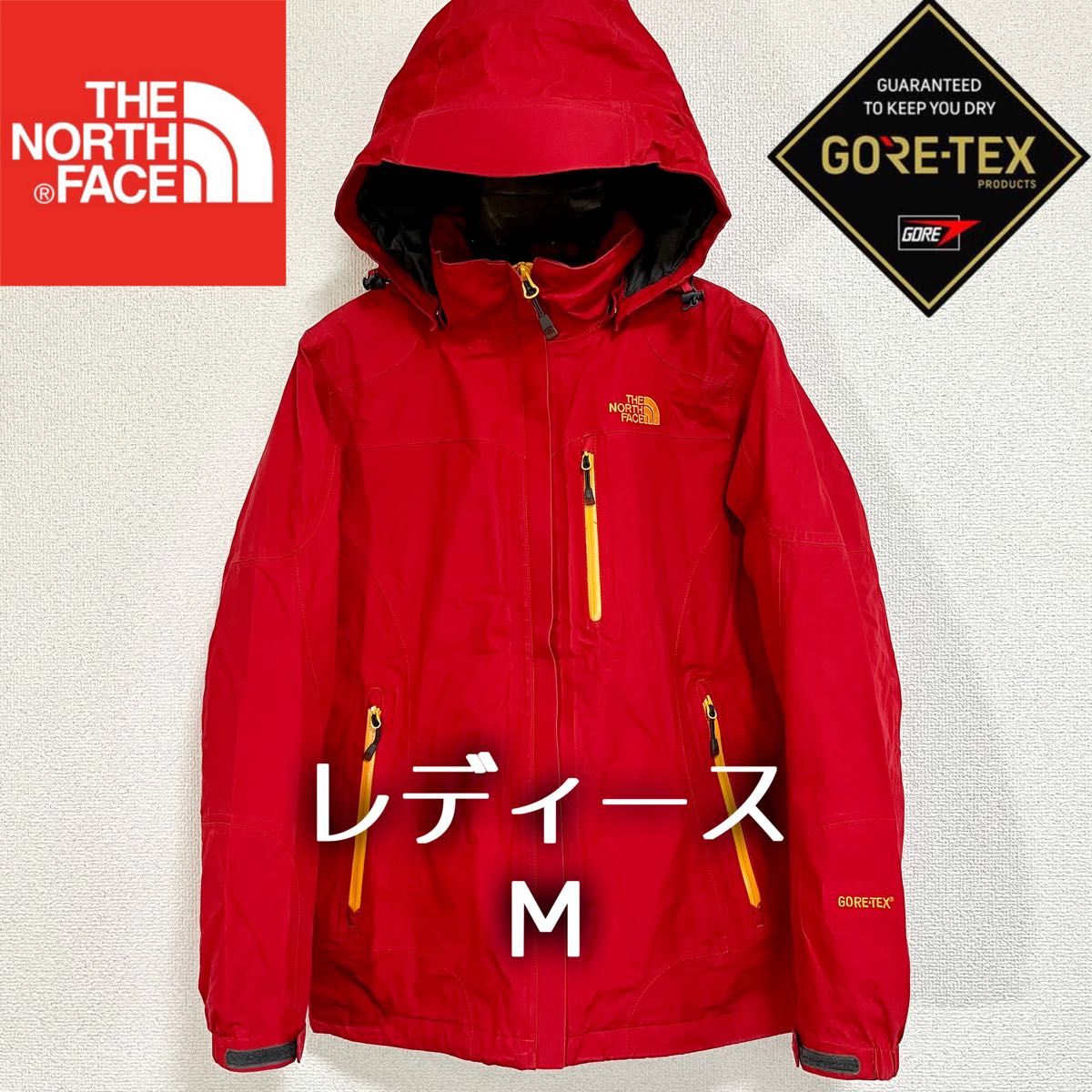 美品人気ノースフェイス マウンテンパーカー ゴアテックス レディースM 透湿防水 THE NORTH FACE ナイロンジャケット