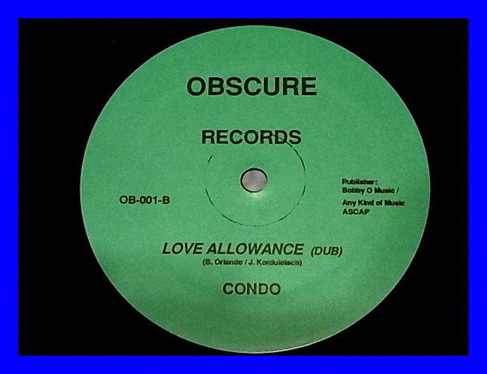 Condo/Love Allowance/Bobby O/US Original/5点以上で送料無料、10点以上で10%割引!!!/12'_画像2