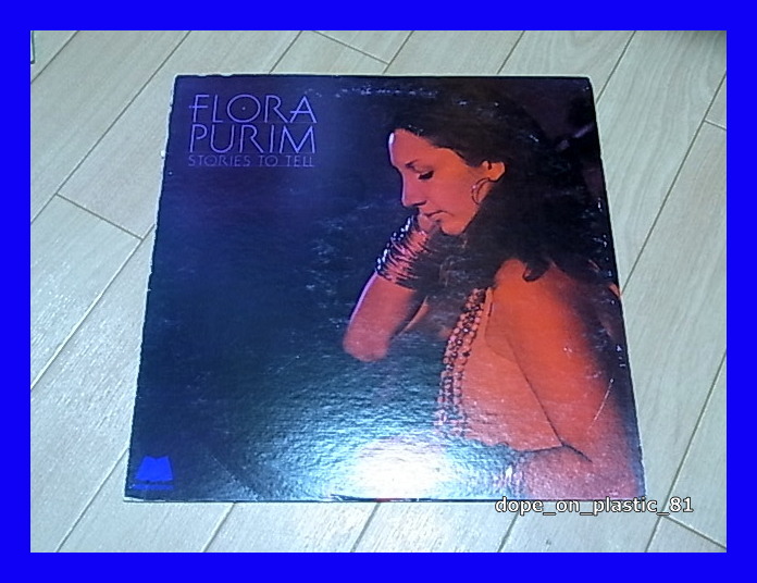 【見本盤白ラベル】FLORA PURIM フローラ・プリム / STORIES TO TELL ストーリーズ・トゥ・テル/SMJ-6085/5点以上で送料無料!!!/LP_画像1