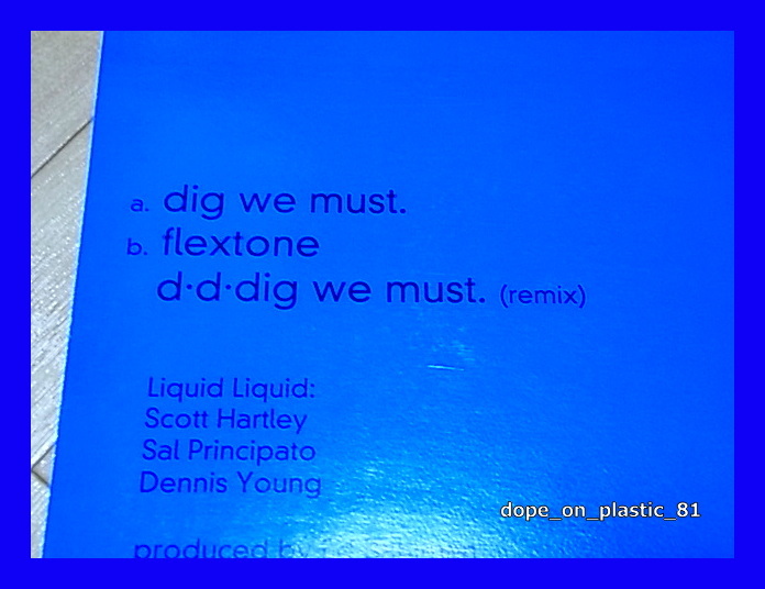 Liquid Liquid / Dig We Must/5点以上で送料無料、10点以上で10%割引!!!/12'_画像2